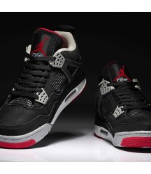 Air Jordan 4 "Bred"-black