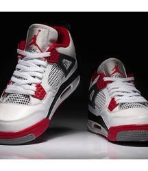 Air Jordan 4 "Bred"-white