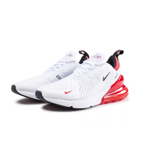 Кроссовки Nike Air Max 270 White Red - 343