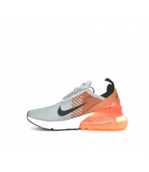 Nike кроссовки Air Max 270 серые с оранжевым - 438