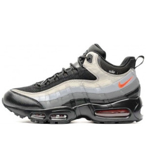 Nike Air Max 95 Sneakerboot Grey Black Red - 449