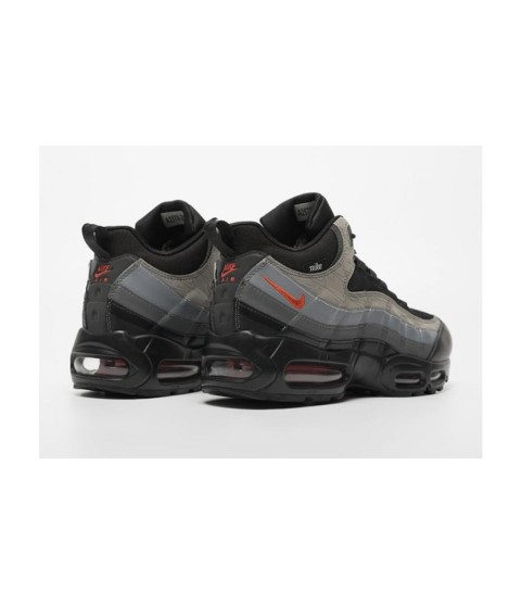 Nike Air Max 95 Sneakerboot Grey Black Red - 449