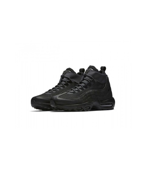 Зимние кроссовки Nike Air Max 95 SneakerBoot Mid Black черные - 529