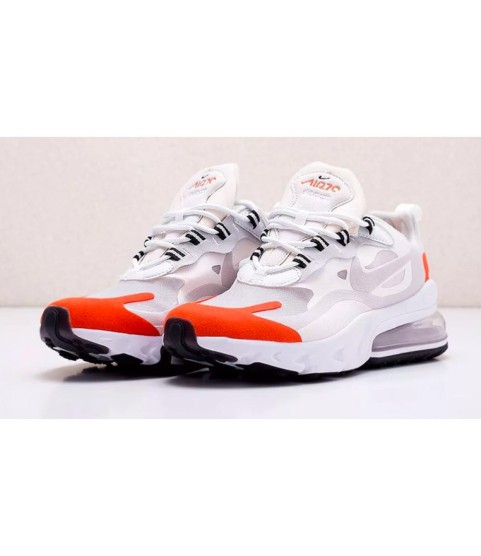 Кроссовки Nike Air Max 270 React белые с красным - 537