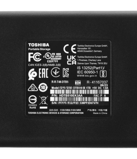 Toshiba 1 ТБ Внешний жесткий диск