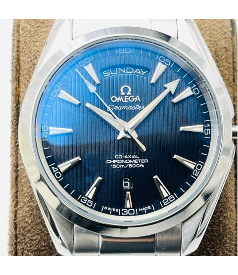 Часы Omega Seamaster с синим циферблатом