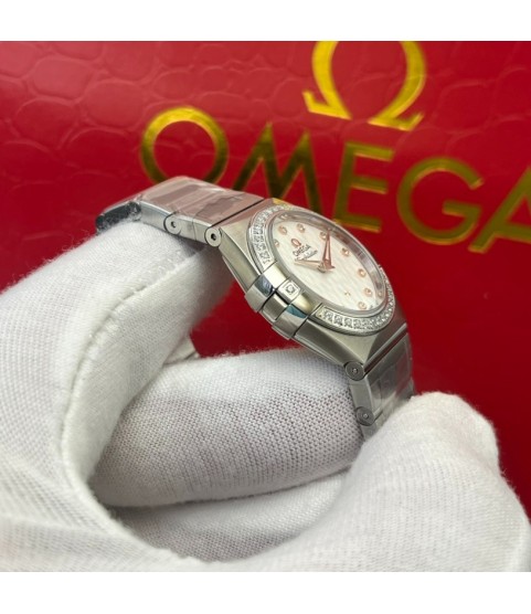 Часы Omega Constellation с бриллиантами