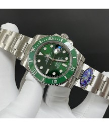 Rolex Зеленый Submariner 40мм - 3135